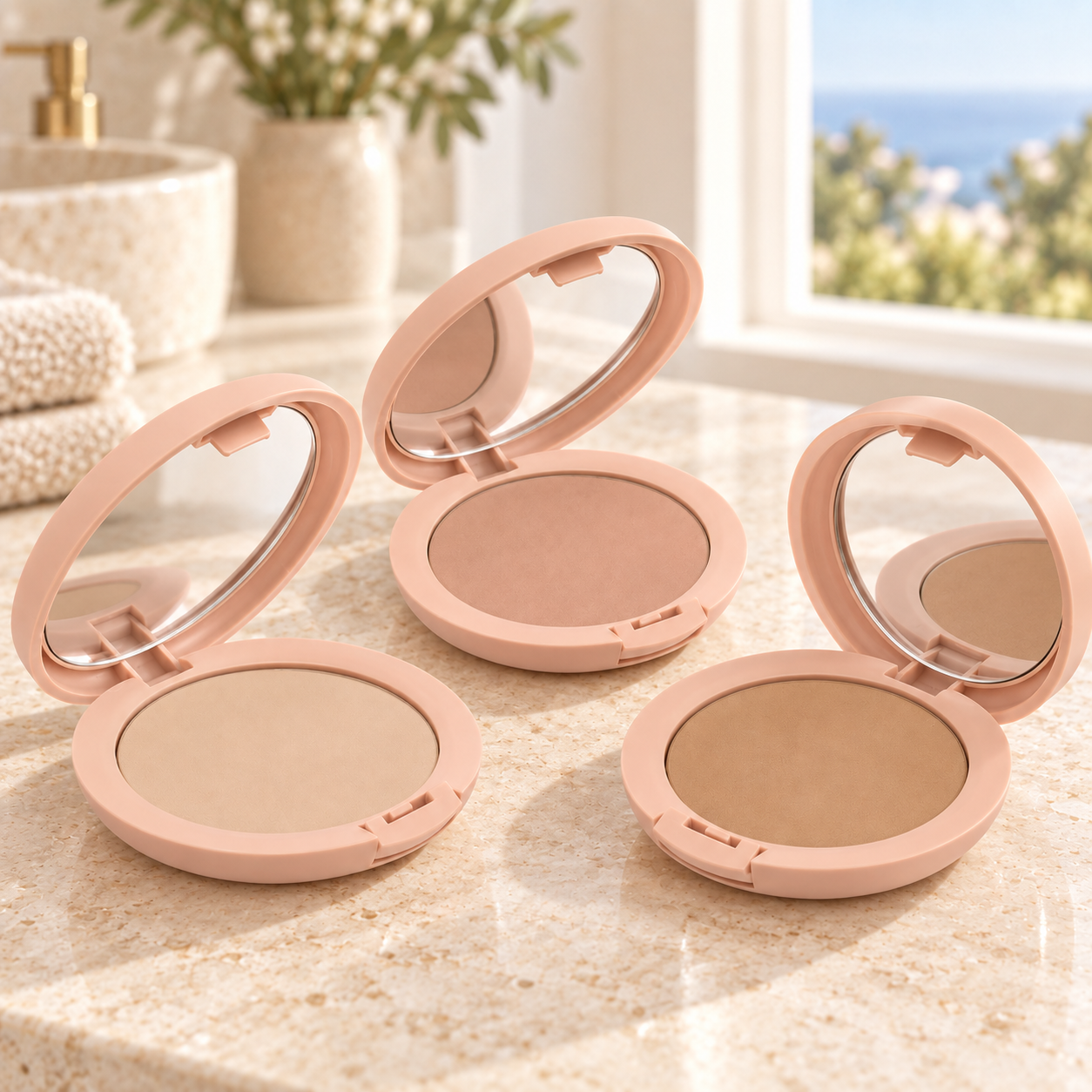 Poudre compacte perfectrice effet soie Deliplus