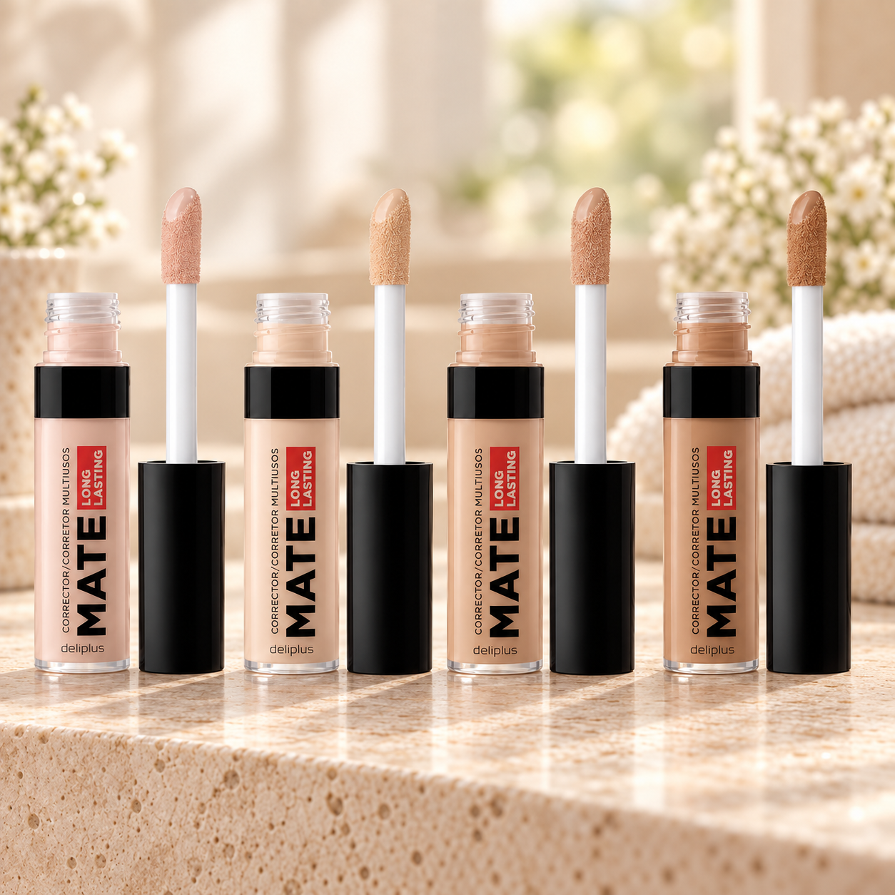 Correcteur fluide multiusages mat Long Lasting Deliplus