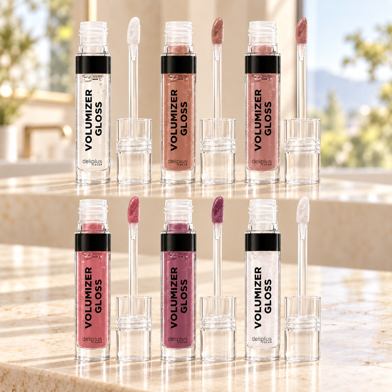 Gloss volumateur pour les lèvres Deliplus