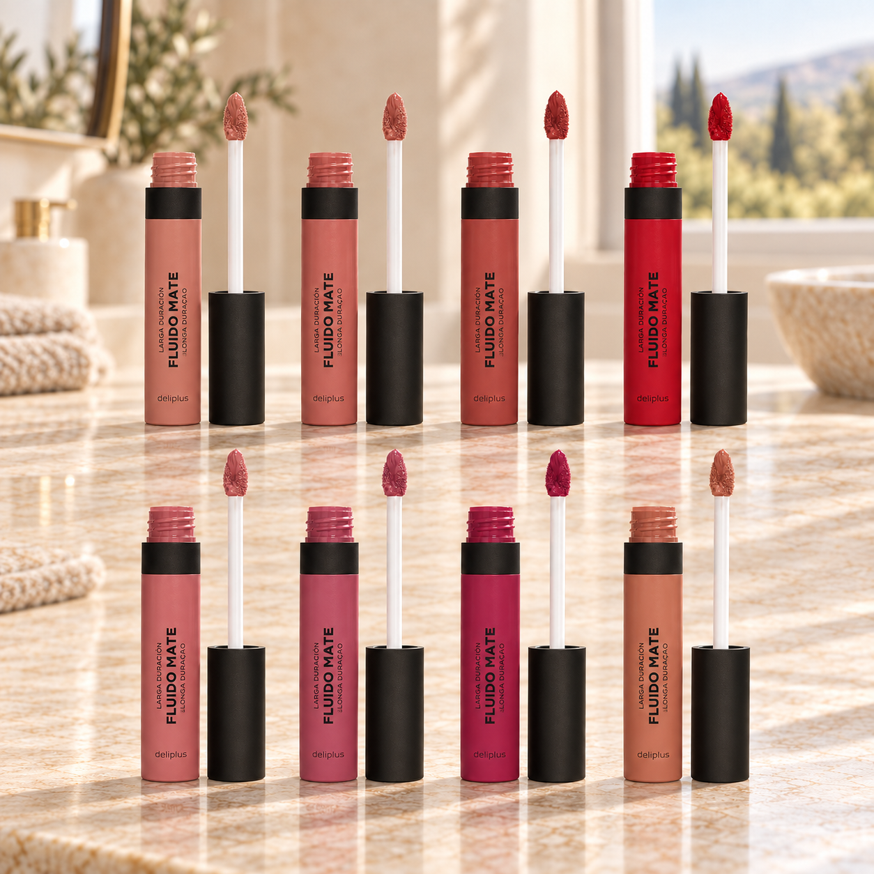 Rouge à lèvres liquide mat longue tenue Deliplus