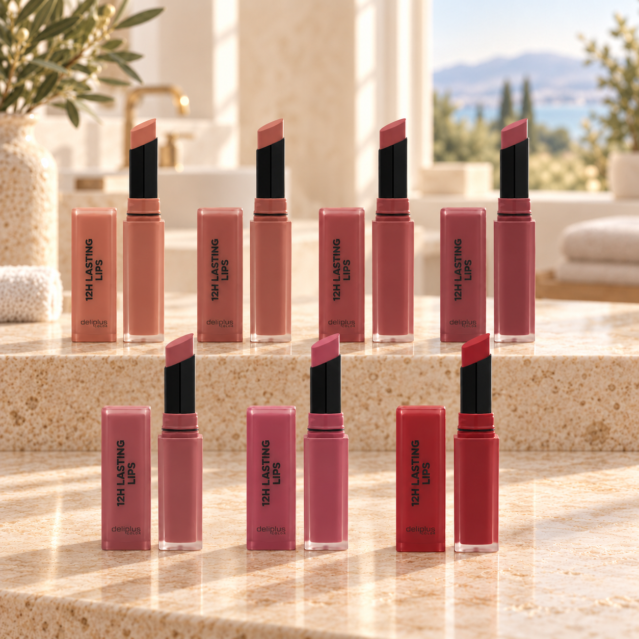 Rouge à lèvres mat 12 h Lasting Lips Deliplus