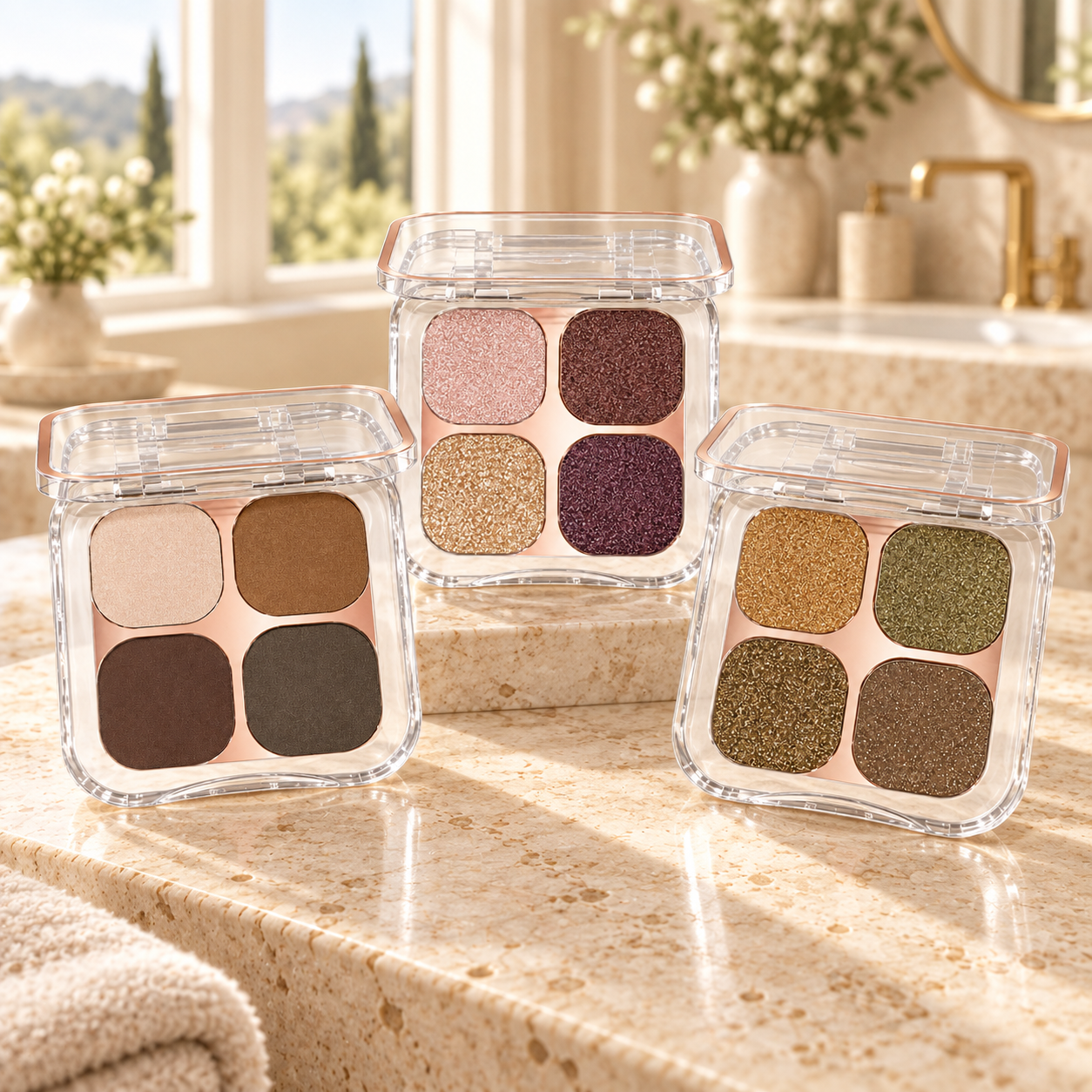 Palette de fards à paupières Deliplus