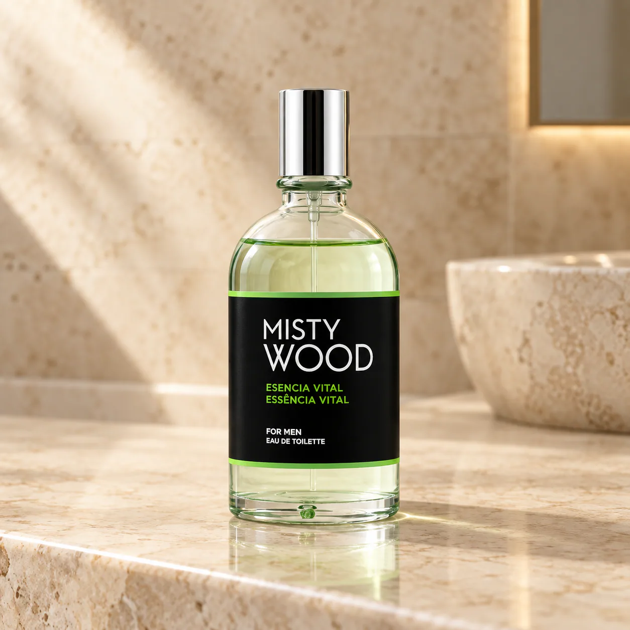 Eau de toilette homme Misty Wood Esencia Vital