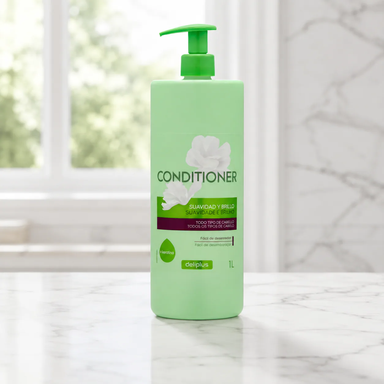 Après-shampooing douceur et brillance à la kératine Deliplus