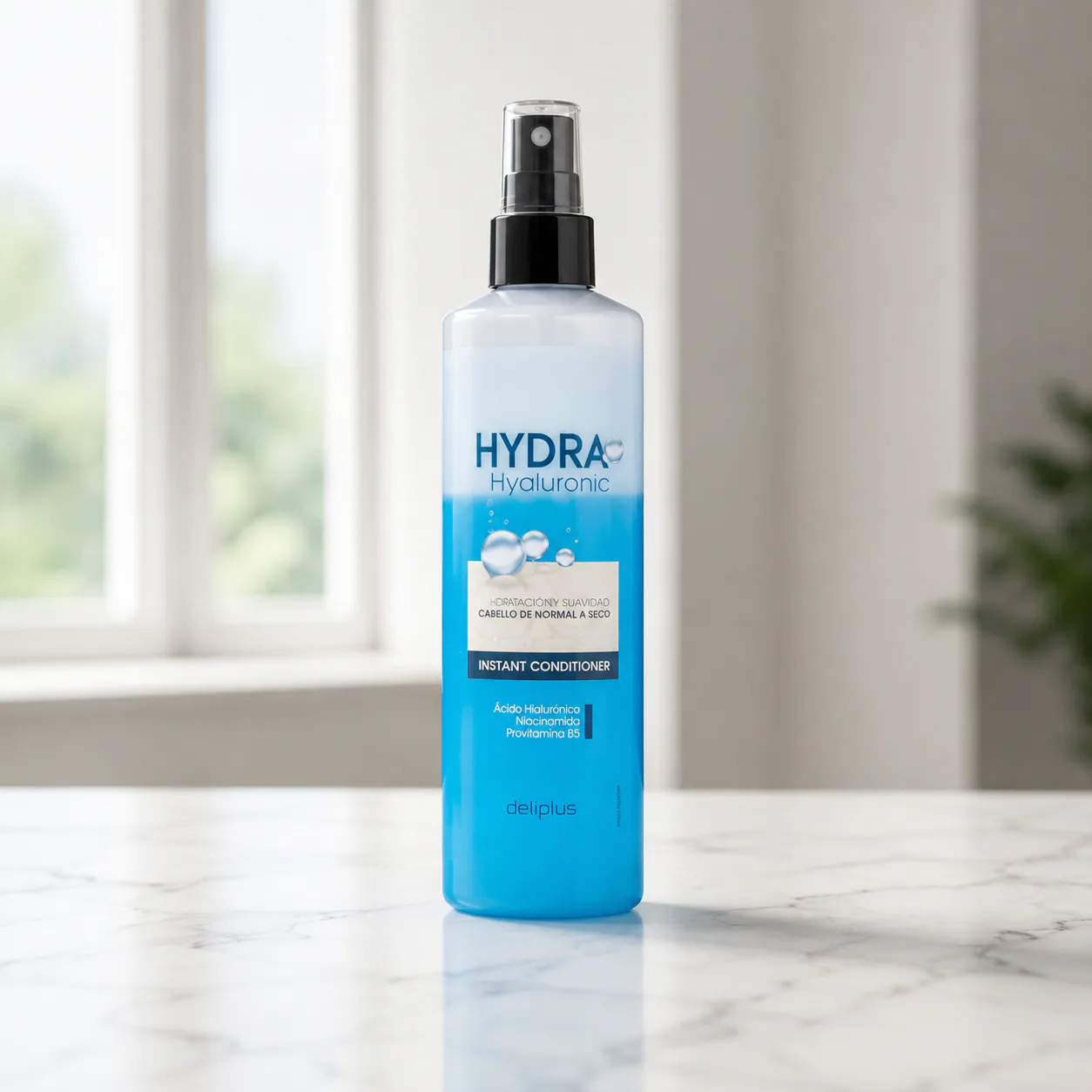 Après-shampooing instantané Hydra Hyaluronic pour cheveux normaux à secs Deliplus