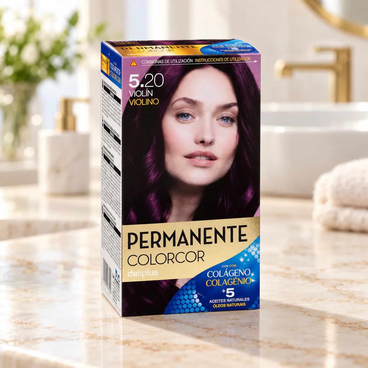 Coloration permanente Colorcor 5.20 Violine Deliplus
