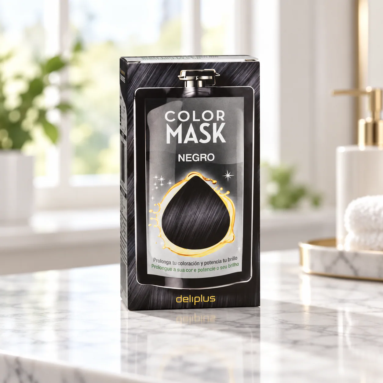 Masque colorant Color Mask Noir Deliplus