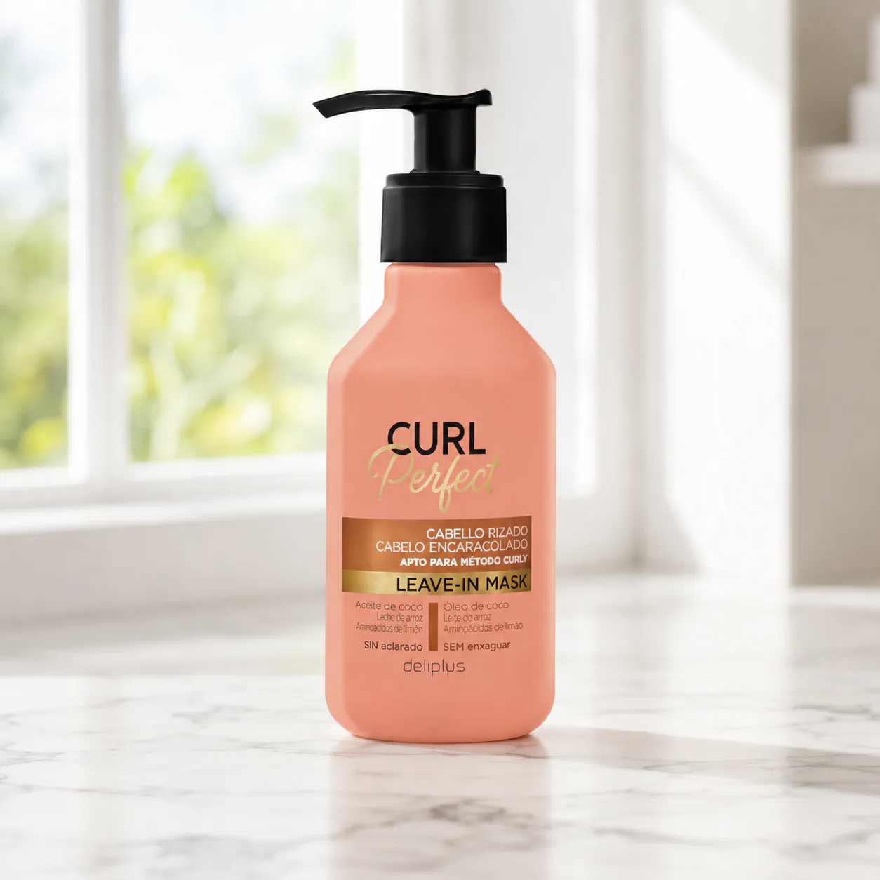 Masque sans rinçage Curl Perfect pour cheveux bouclés adapté à la méthode Curly Deliplus