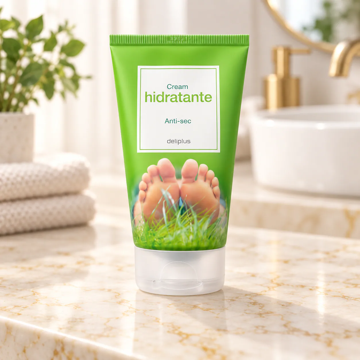 Crème pieds hydratante anti-sécheresse Deliplus