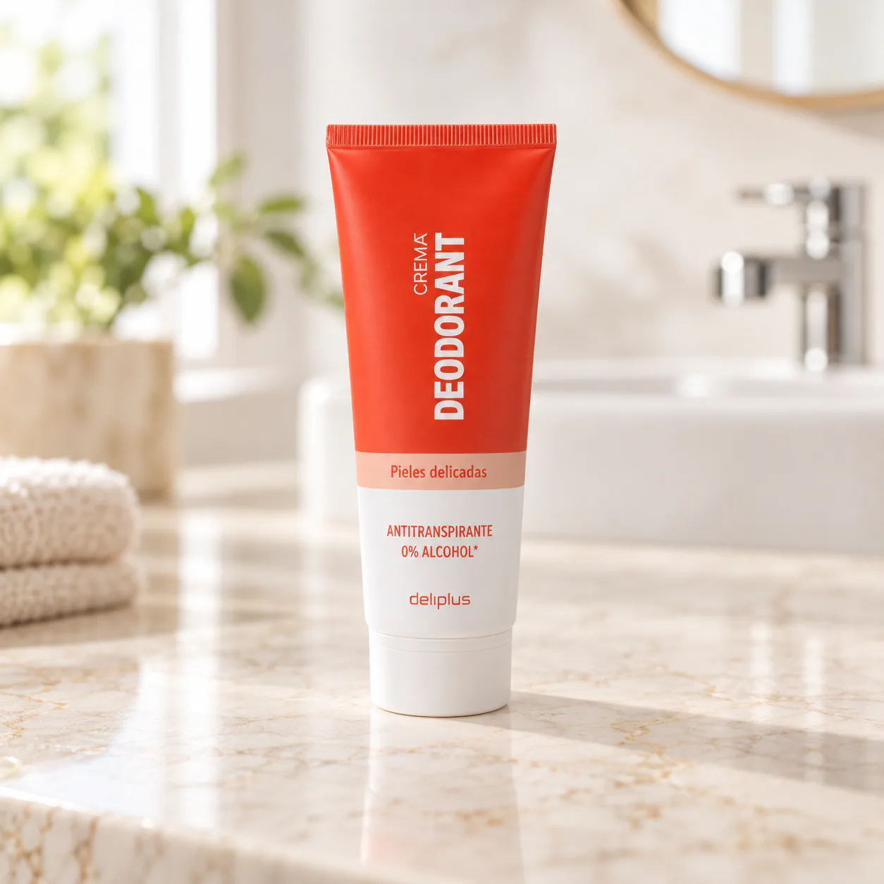 Déodorant crème pour peaux délicates Deliplus
