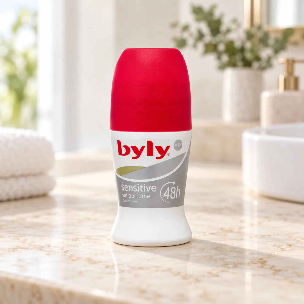 Déodorant roll-on Sensitive sans parfum Byly