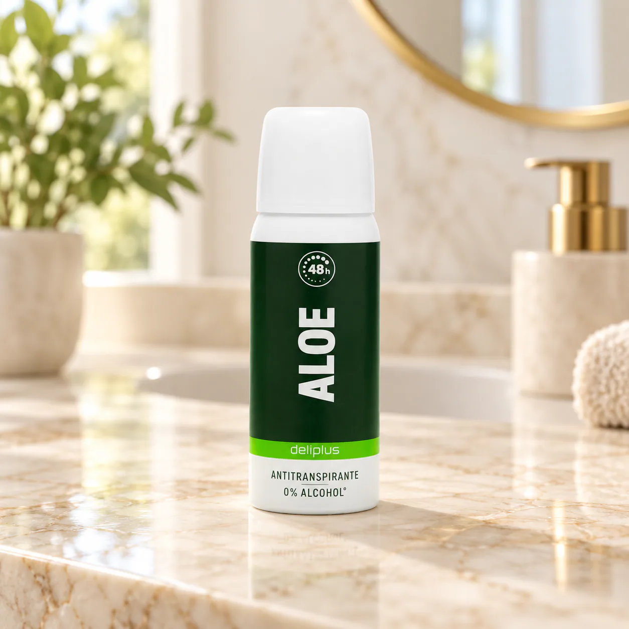 Déodorant spray compact à l’aloe vera Deliplus