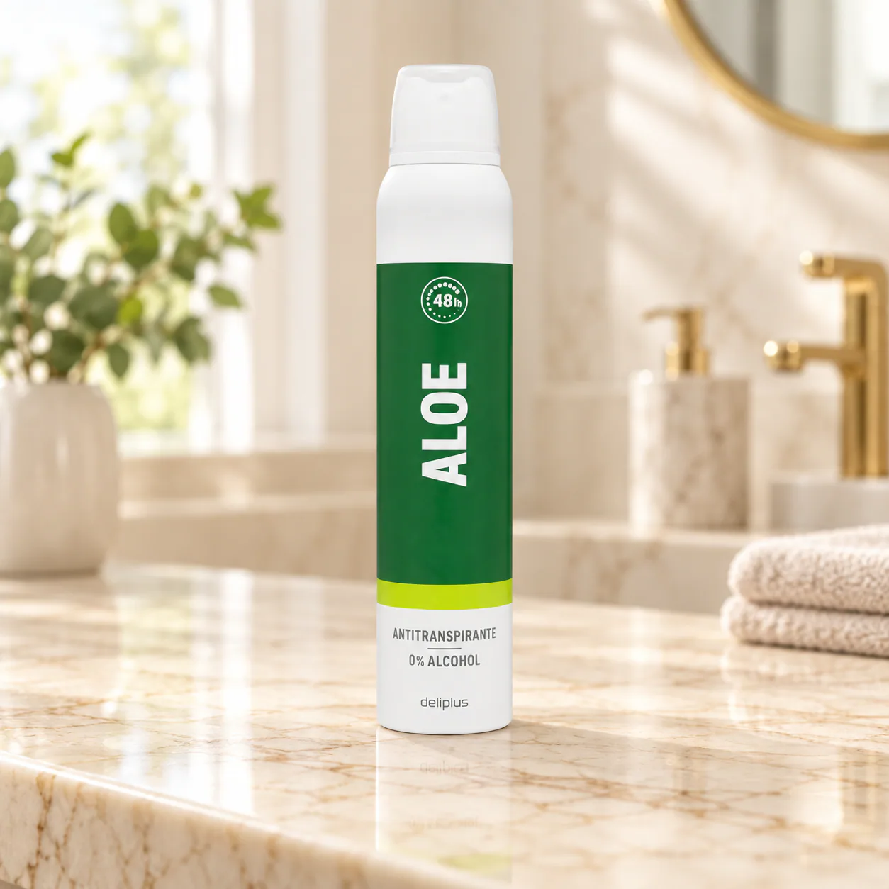 Déodorant spray à l’aloe vera Deliplus