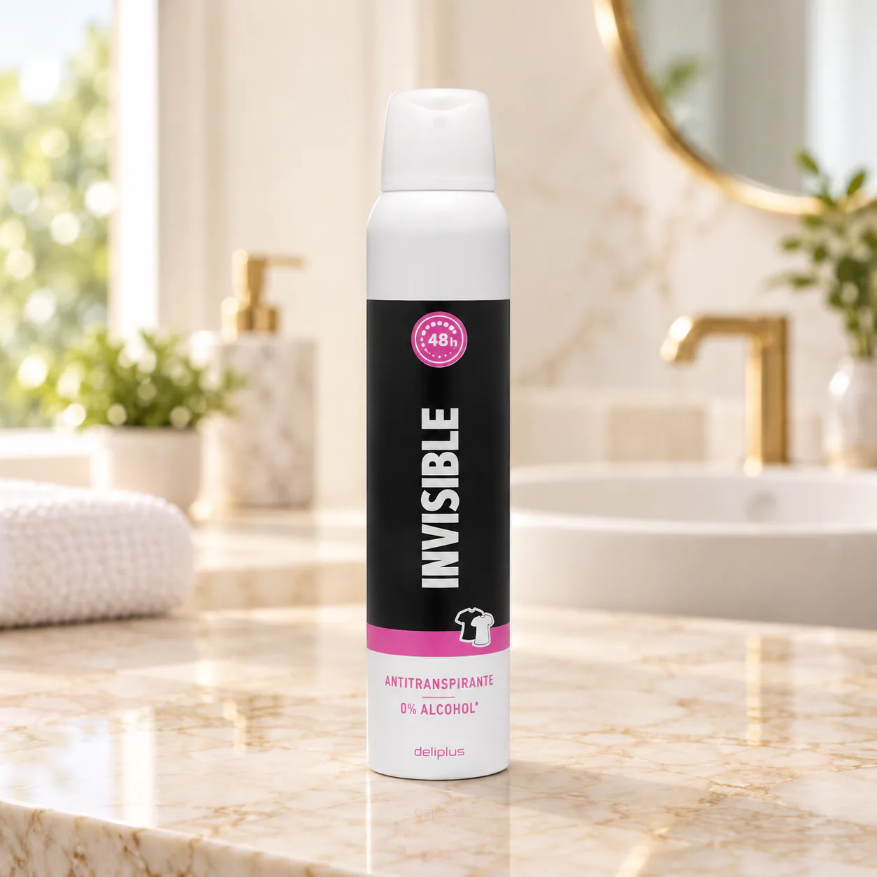 Déodorant spray Invisible Deliplus
