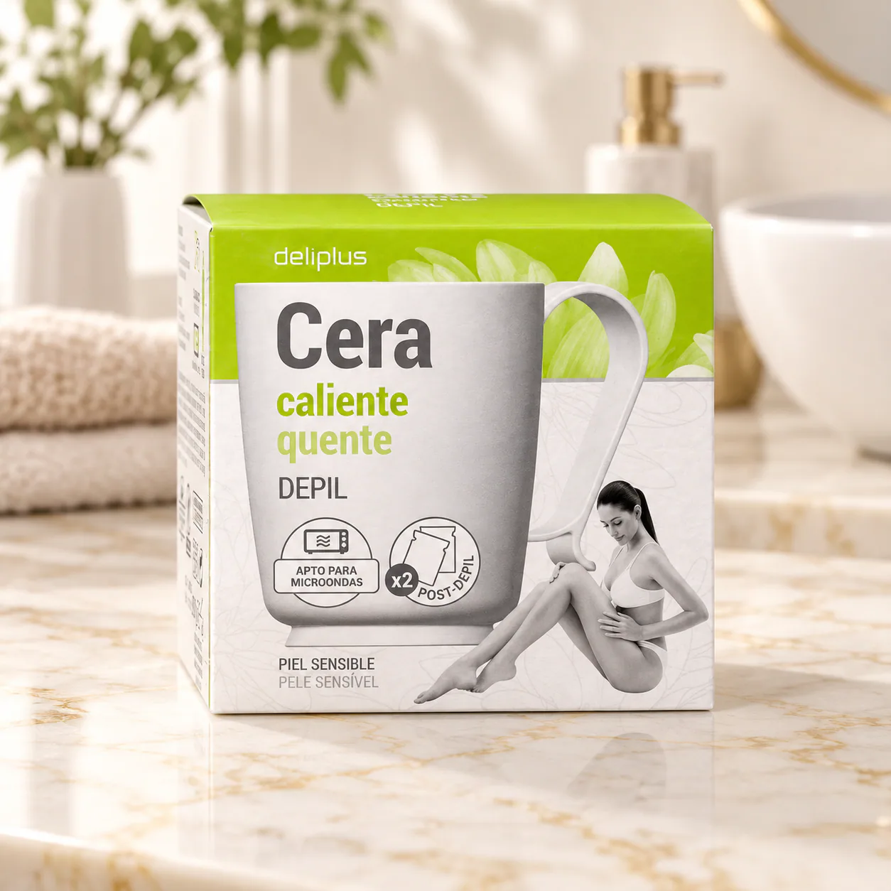 Cire chaude pour peaux sensibles Deliplus