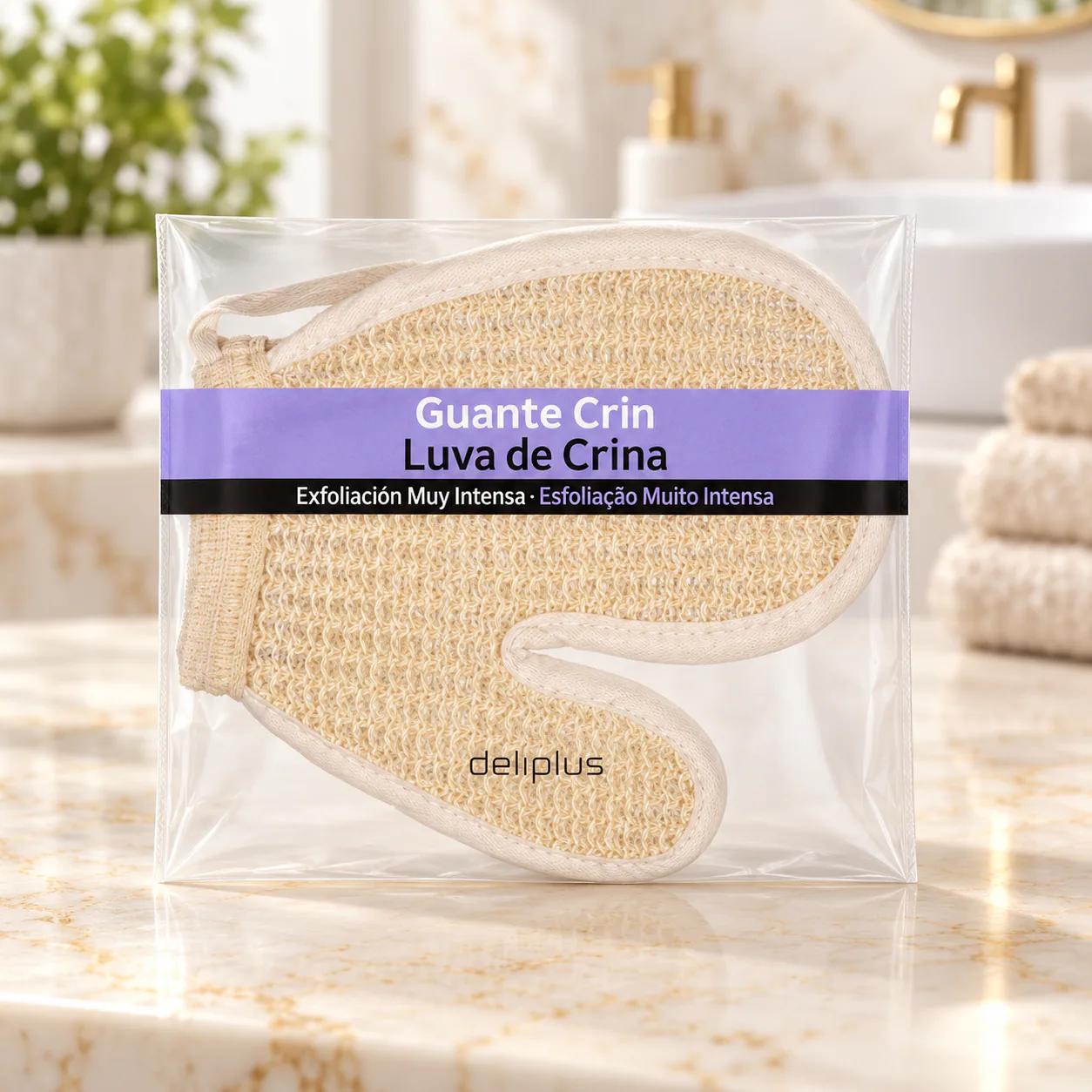 Gant de crin exfoliant Deliplus