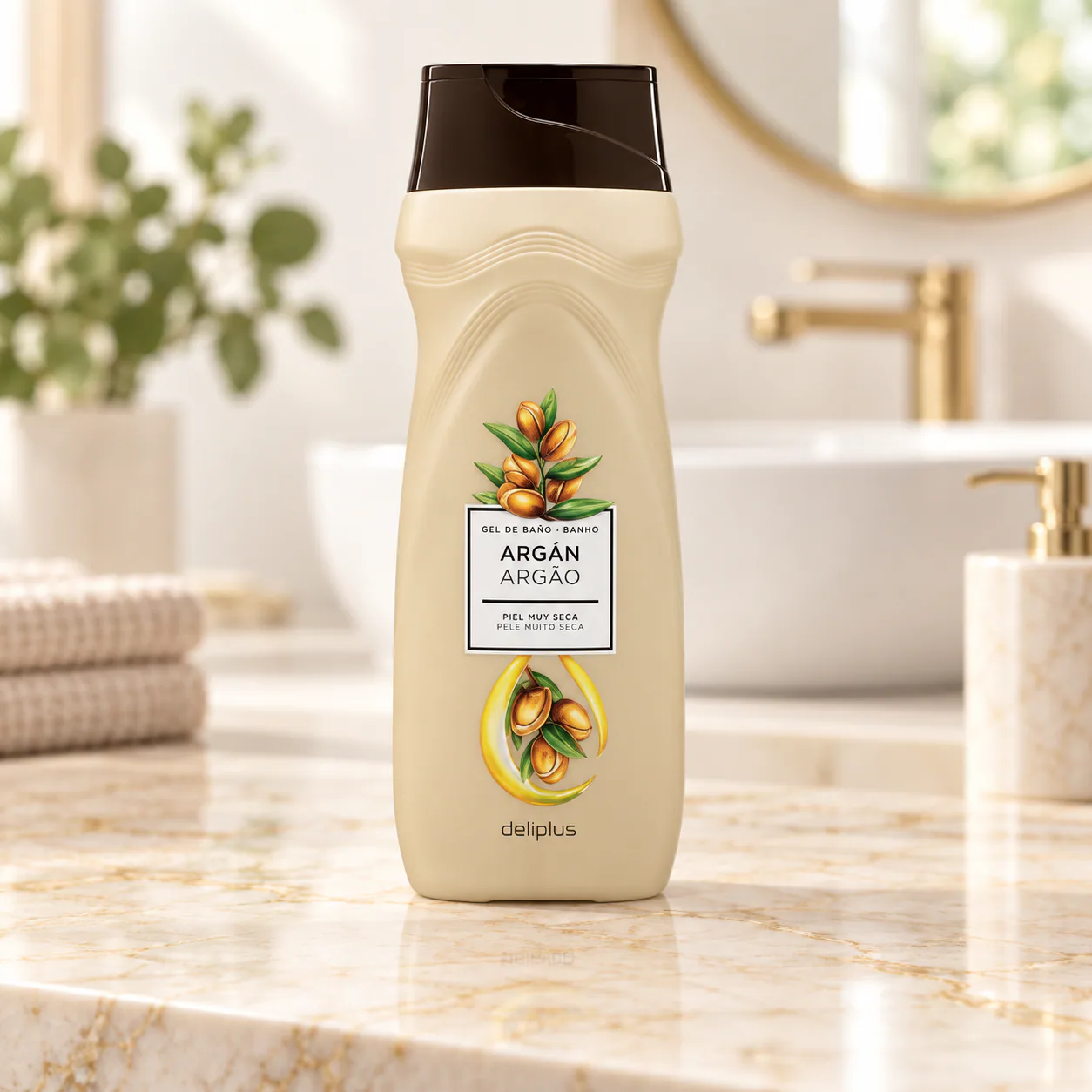 Gel douche à l’argan Deliplus