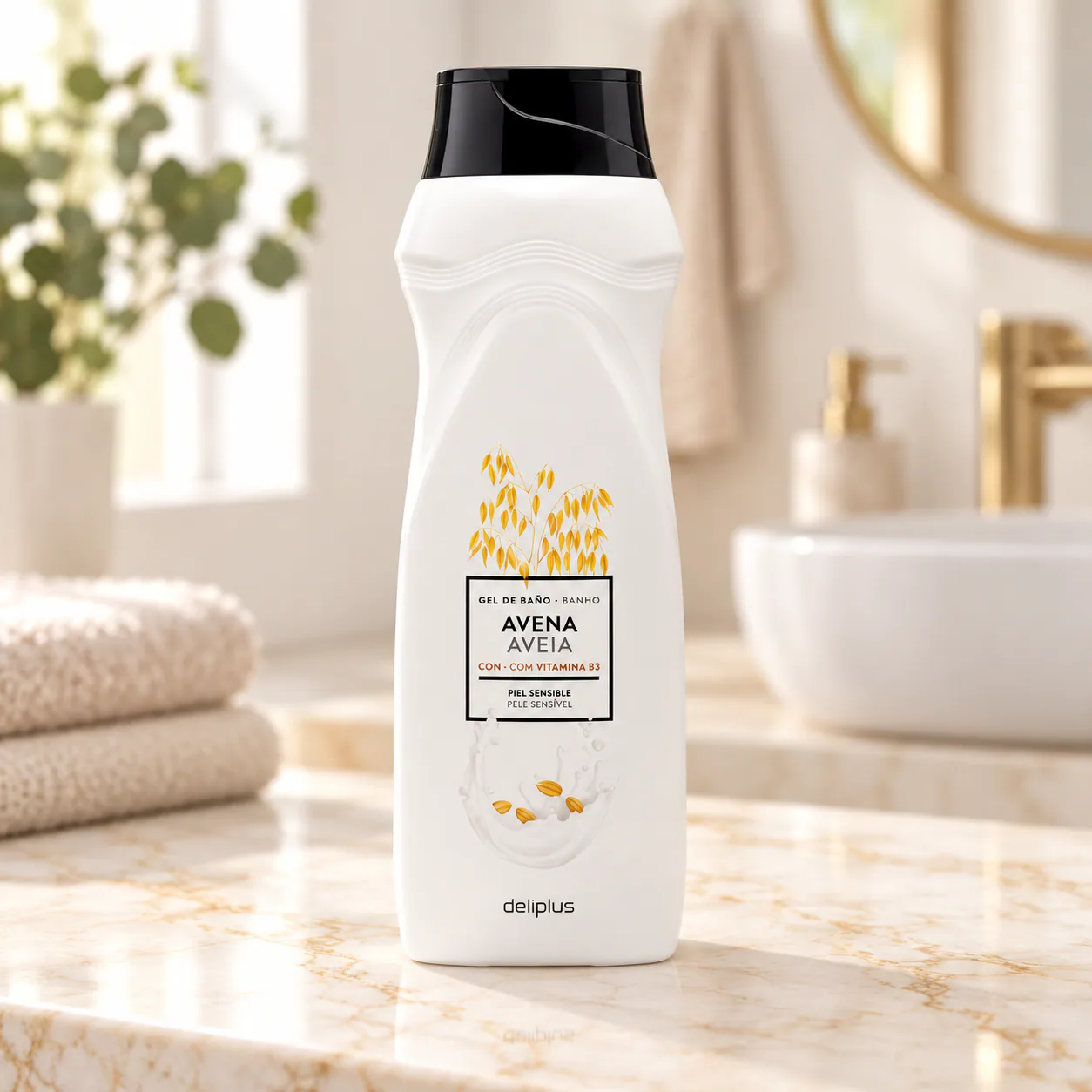 Gel douche à l’avoine Deliplus