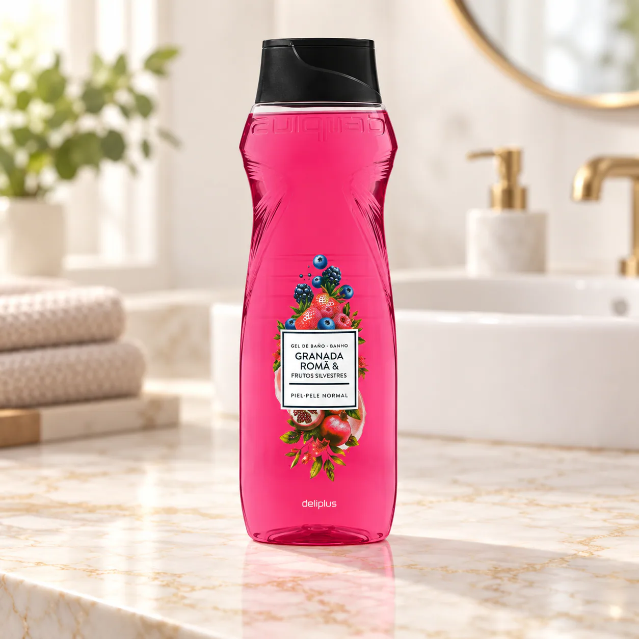 Gel douche grenade et fruits des bois Deliplus