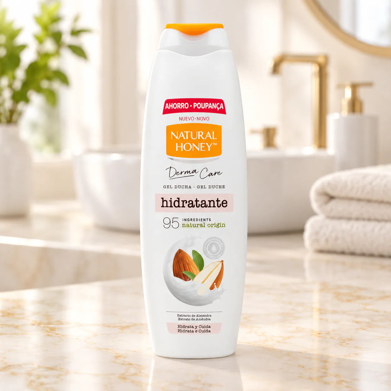 Gel douche hydratant Natural Honey