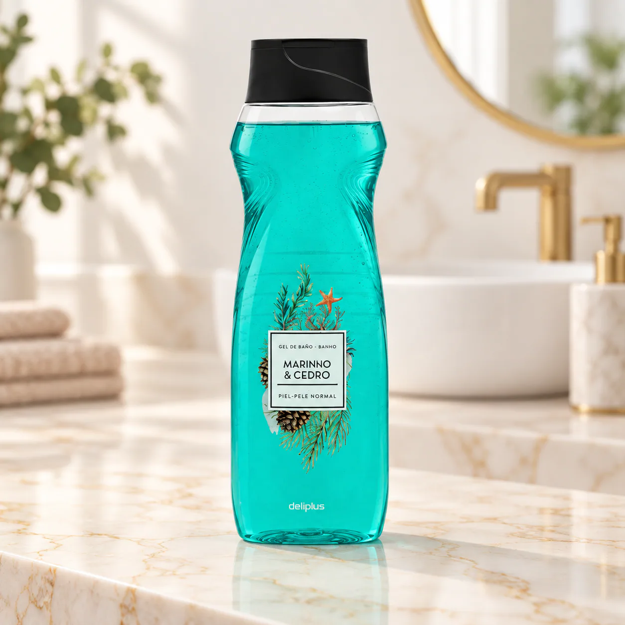 Gel douche marin et cèdre Deliplus