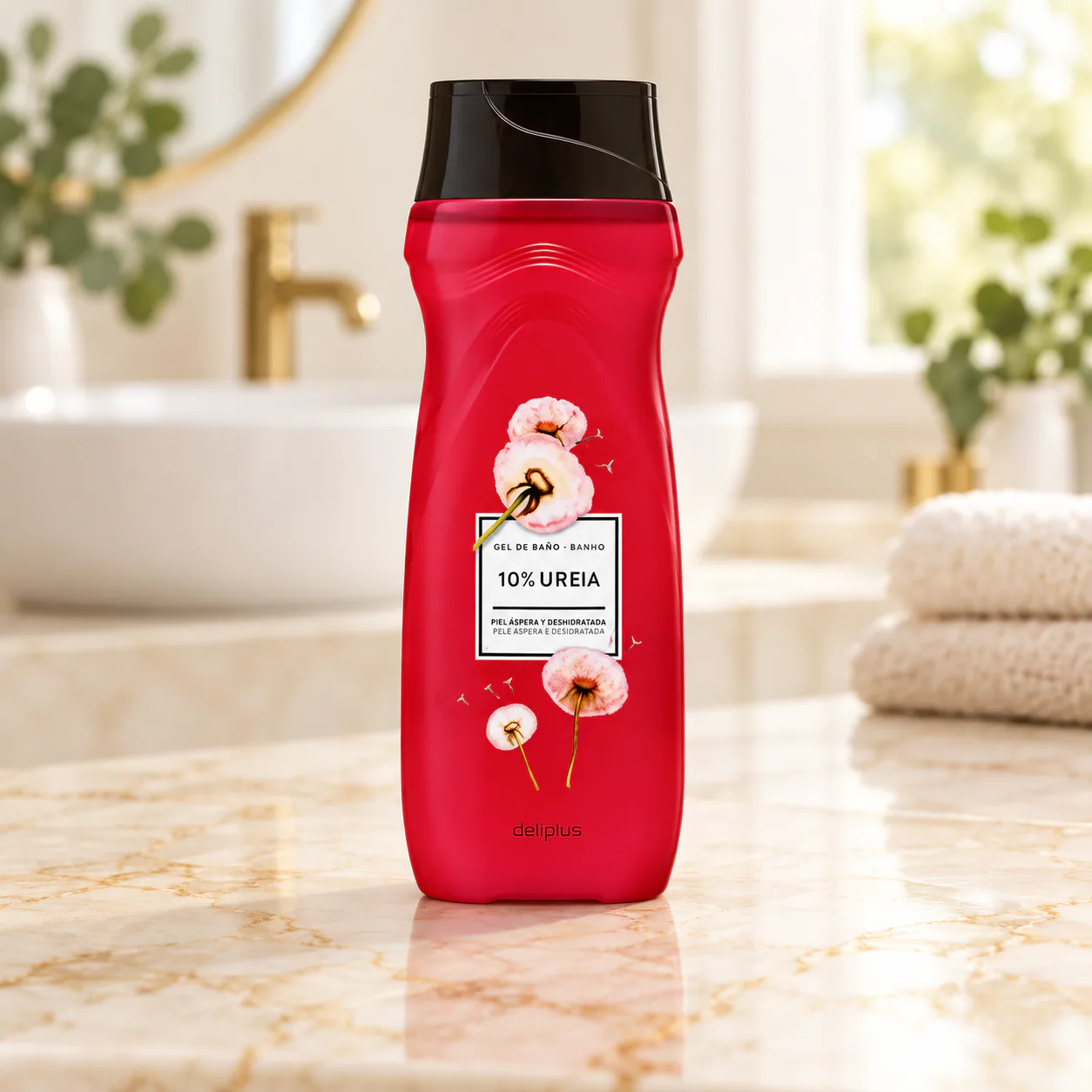 Gel douche à 10 % d’urée Deliplus