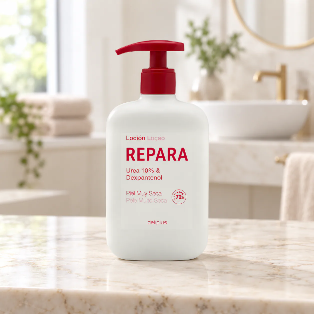 Lotion corporelle Repara Deliplus à l’urée 10 % et au dexpanthénol