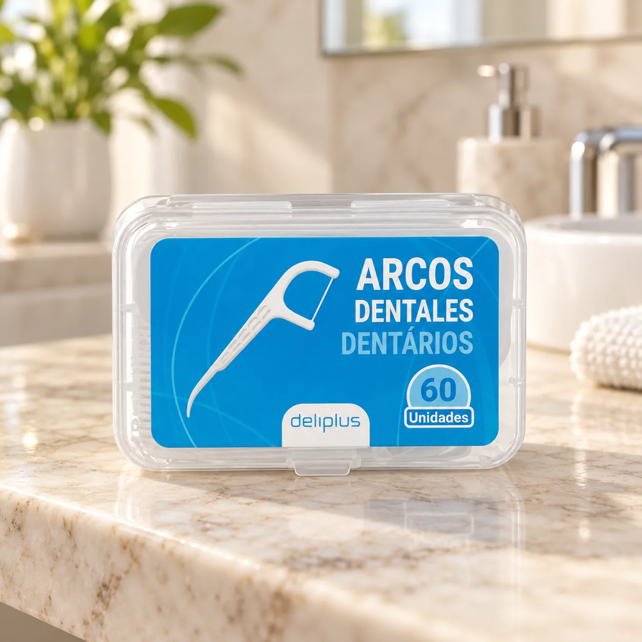 Arcs dentaires pour l’hygiène interdentaire Deliplus avec étui