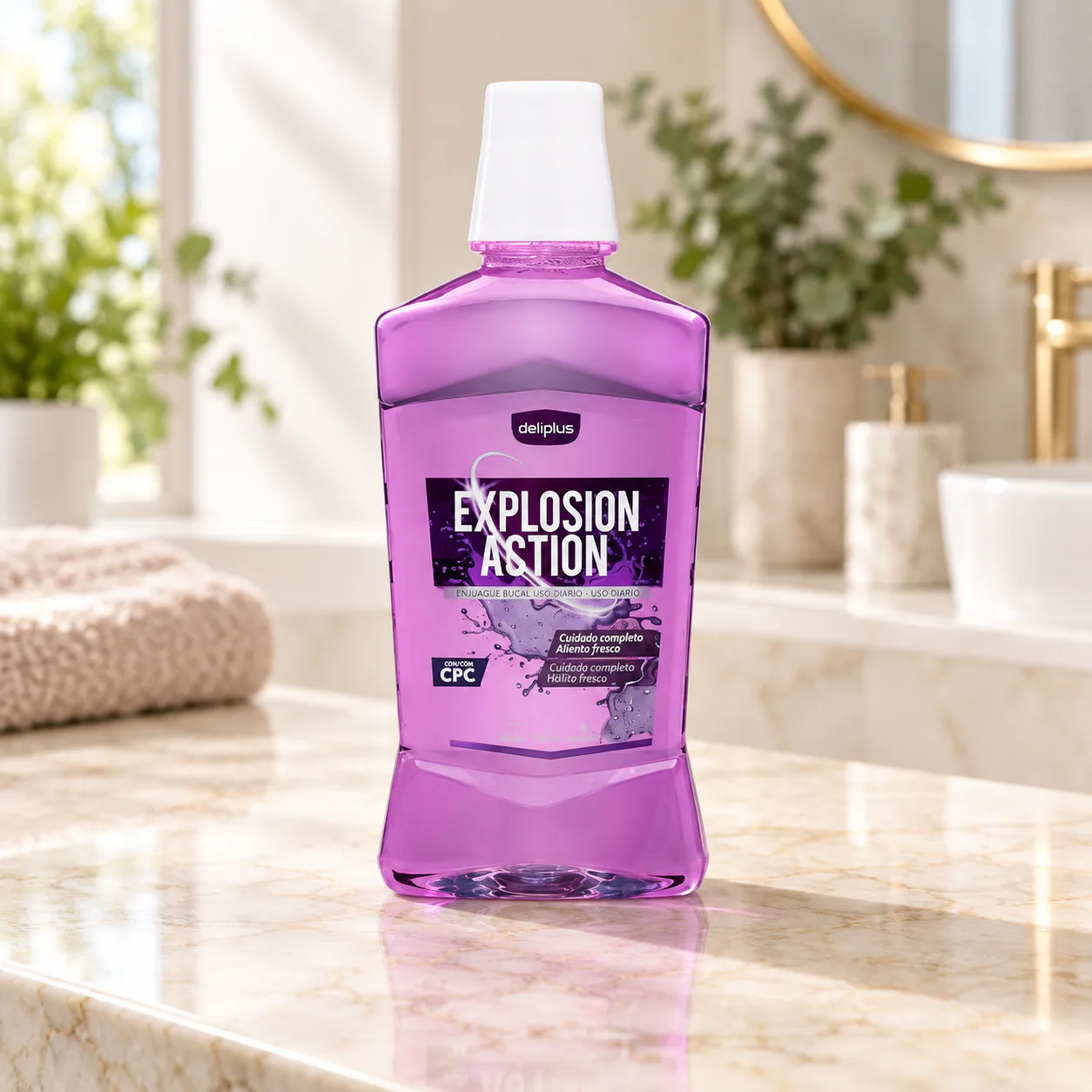 Bain de bouche Explosion Action intense Deliplus