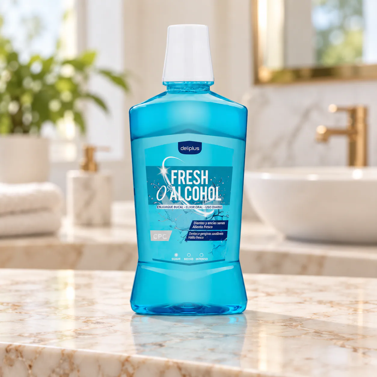 Bain de bouche Fresh doux sans alcool Deliplus