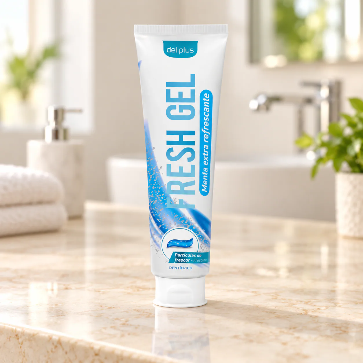 Dentifrice Fresh Gel menthe extra-fraîche Deliplus