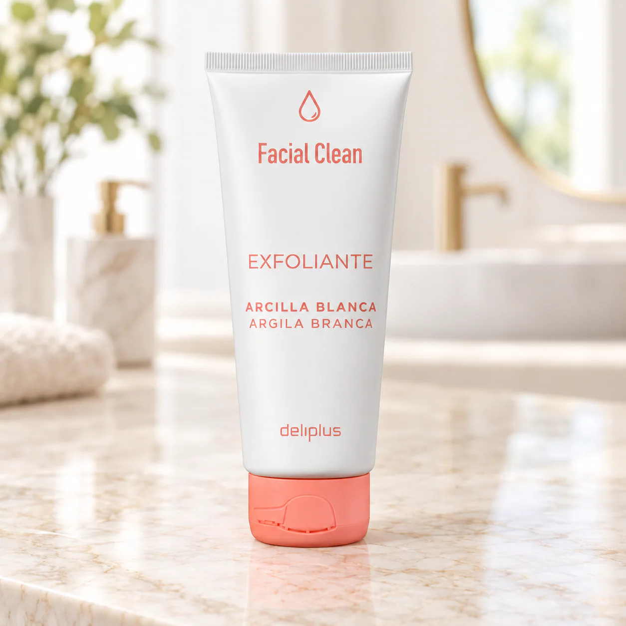 Exfoliant visage à l’argile blanche Facial Clean Deliplus