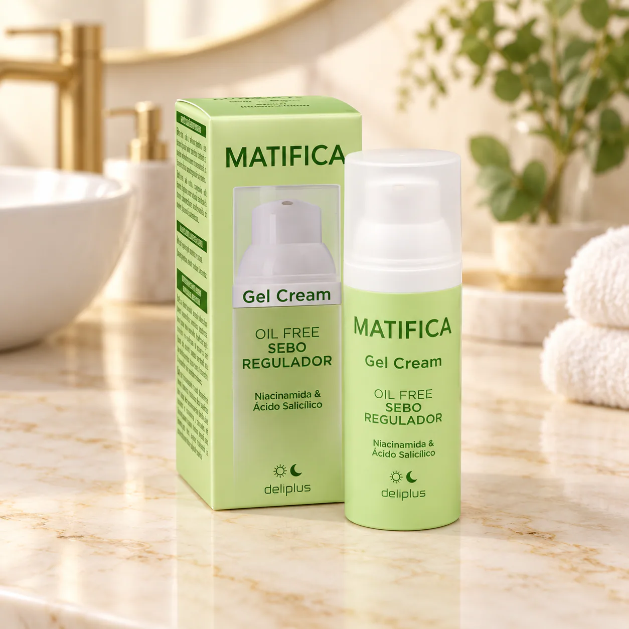 Gel-crème matifiant séborégulateur Deliplus