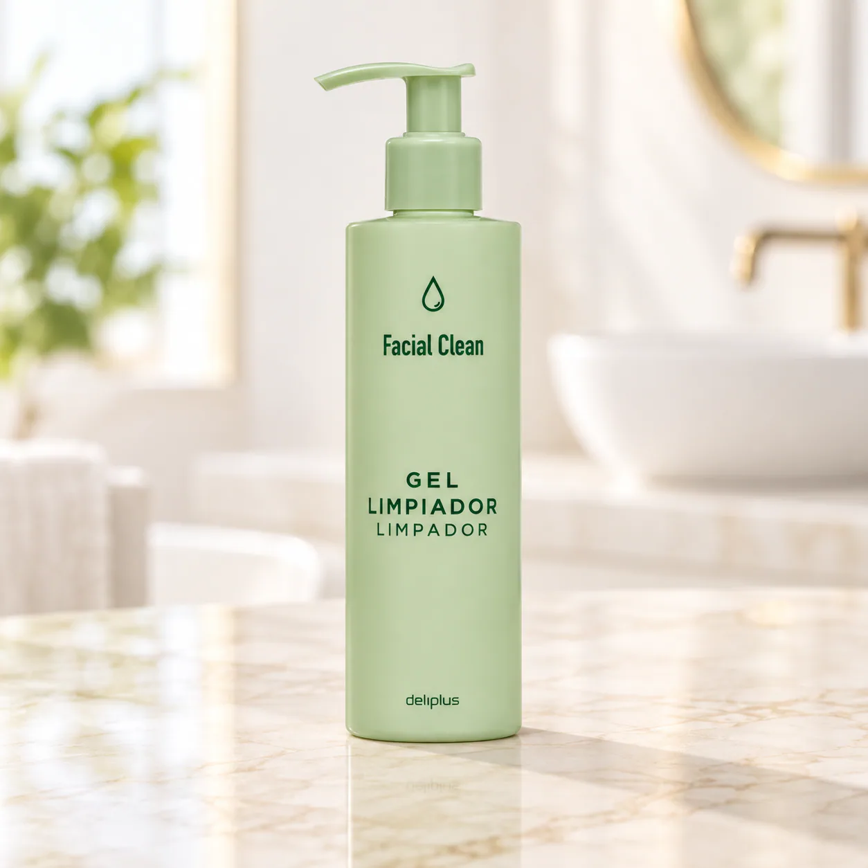 Gel nettoyant visage Facial Clean Deliplus