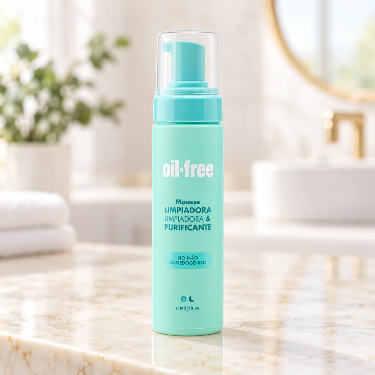 Mousse nettoyante purifiante Oil Free Deliplus