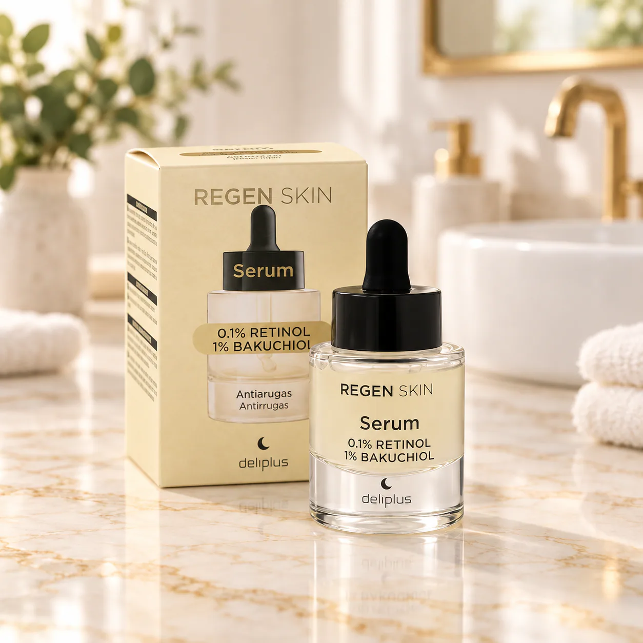 Sérum visage au rétinol Regen Skin Deliplus