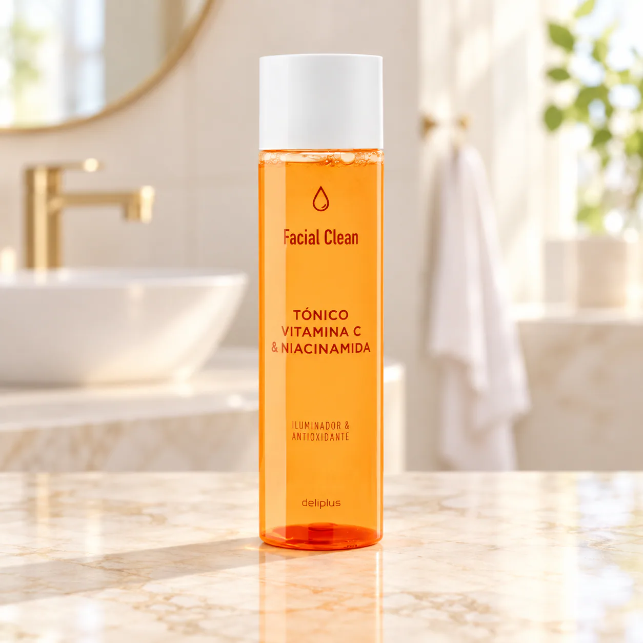 Tonique visage à la vitamine C et à la niacinamide Facial Clean Deliplus
